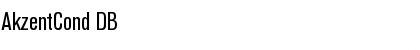 Download AkzentCond DB Font Download AkzentCond DB Font