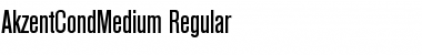 Download AkzentCondMedium Font Download AkzentCondMedium Font