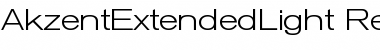 Download AkzentExtendedLight Font Download AkzentExtendedLight Font