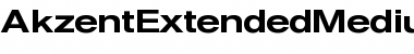 Download AkzentExtendedMedium Font Download AkzentExtendedMedium Font