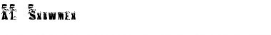 Download AL Snowmen Font Download AL Snowmen Font