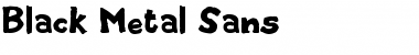 Download Black Metal Sans Font Download Black Metal Sans Font