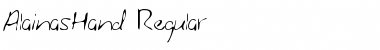 Download AlainasHand Font Download AlainasHand Font