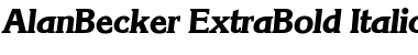 Download AlanBecker-ExtraBold Font Download AlanBecker-ExtraBold Font