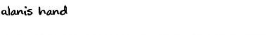 Download Alanis Hand Font Download Alanis Hand Font