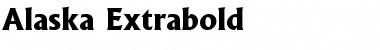 Download Alaska Extrabold Font Download Alaska Extrabold Font