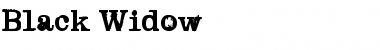 Download Black Widow Font Download Black Widow Font