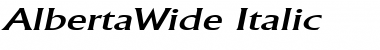Download AlbertaWide Font Download AlbertaWide Font