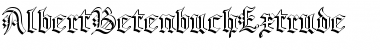 Download AlbertBetenbuchExtrude Font Download AlbertBetenbuchExtrude Font