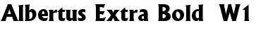 Download Albertus Extra Bold (W1) Font Download Albertus Extra Bold (W1) Font