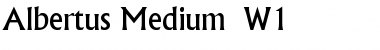 Download Albertus Medium (W1) Font Download Albertus Medium (W1) Font