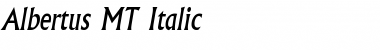 Download Albertus MT Font Download Albertus MT Font