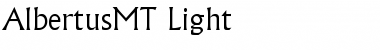 Download AlbertusMT-Light Font Download AlbertusMT-Light Font