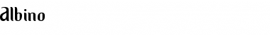 Download Albino Font Download Albino Font