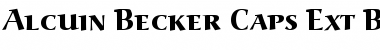 Download Alcuin Becker Caps Ext Bold Font Download Alcuin Becker Caps Ext Bold Font