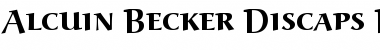 Download Alcuin Becker Discaps Bold Font Download Alcuin Becker Discaps Bold Font