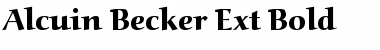 Download Alcuin Becker Ext Bold Font Download Alcuin Becker Ext Bold Font