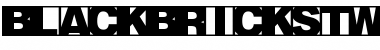 Download BlackBricksTWO Font Download BlackBricksTWO Font