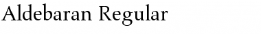 Aldebaran Regular Font
