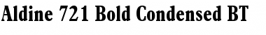 Download Aldine721 BdCn BT Font Download Aldine721 BdCn BT Font