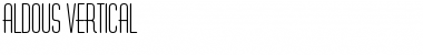 Download Aldous Vertical Font Download Aldous Vertical Font
