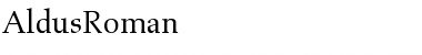 Download AldusRoman Font Download AldusRoman Font
