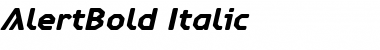 Download AlertBold Italic Font Download AlertBold Italic Font
