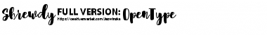 Download Shrewdy Font Download Shrewdy Font