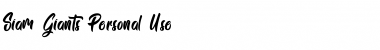 Download Siam Giants - Personal Use Font Download Siam Giants - Personal Use Font