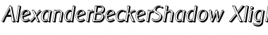 Download AlexanderBeckerShadow-Xlight Font Download AlexanderBeckerShadow-Xlight Font
