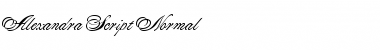 Download Alexandra Script Normal Font Download Alexandra Script Normal Font