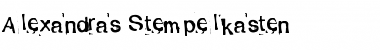 Download Alexandras Stempelkasten Font Download Alexandras Stempelkasten Font