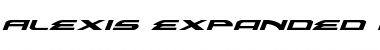 Download Alexis Expanded Italic Font Download Alexis Expanded Italic Font