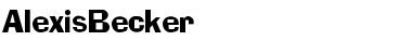 Download AlexisBecker Font Download AlexisBecker Font
