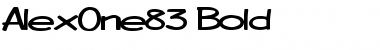 Download AlexOne83 Font Download AlexOne83 Font