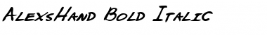 Download AlexsHand Font Download AlexsHand Font