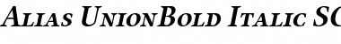 Download Alias UnionBold Italic SC Font Download Alias UnionBold Italic SC Font