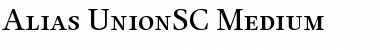 Download Alias UnionSC Medium Font Download Alias UnionSC Medium Font