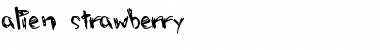 Download alien strawberry Font Download alien strawberry Font