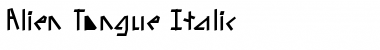 Download Alien Tongue Font Download Alien Tongue Font