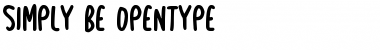 Download Simply Be Font Download Simply Be Font