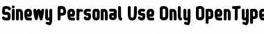 Download Sinewy - Personal Use Only Font Download Sinewy - Personal Use Only Font