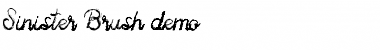 Download Sinister Brush Font Font Download Sinister Brush Font Font