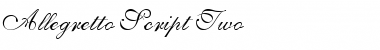Download Allegretto Script Two Font Download Allegretto Script Two Font