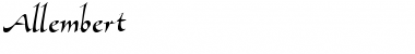 Download Allembert Font Download Allembert Font