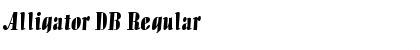 Download Alligator DB Font Download Alligator DB Font