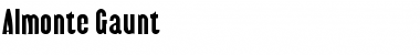 Download Almonte Gaunt Font Download Almonte Gaunt Font