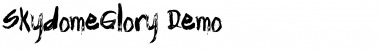 Download Skydome Glory - Demo Font Download Skydome Glory - Demo Font