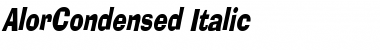 Download AlorCondensed Font Download AlorCondensed Font