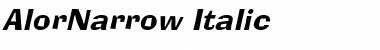 Download AlorNarrow Font Download AlorNarrow Font